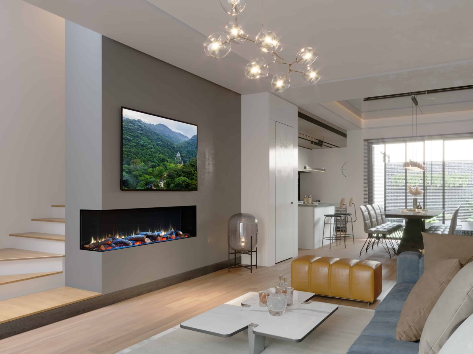 Chimenea eléctrica I1800E DEEP smart App