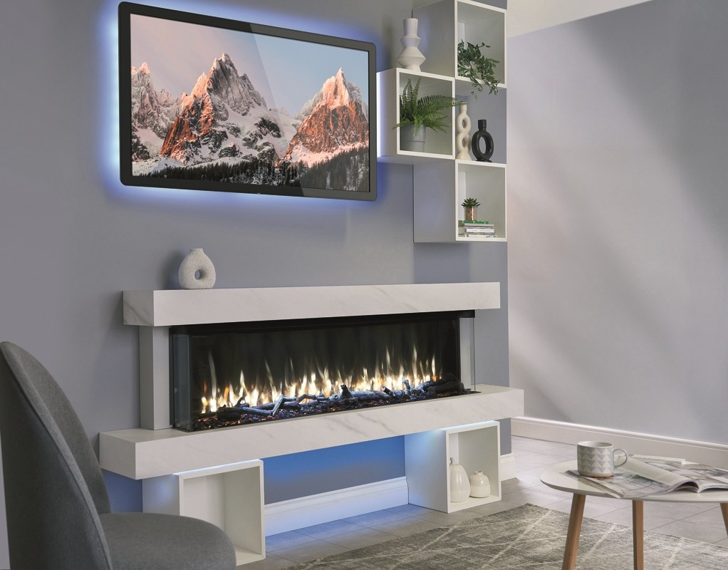 Chimenea eléctrica I1500E SLIM smart App 1