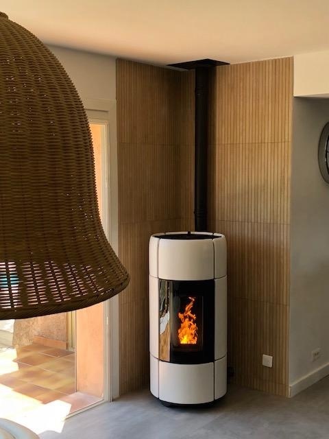 Estufa de pellet CURVE Comfort Air 8kW M2 8