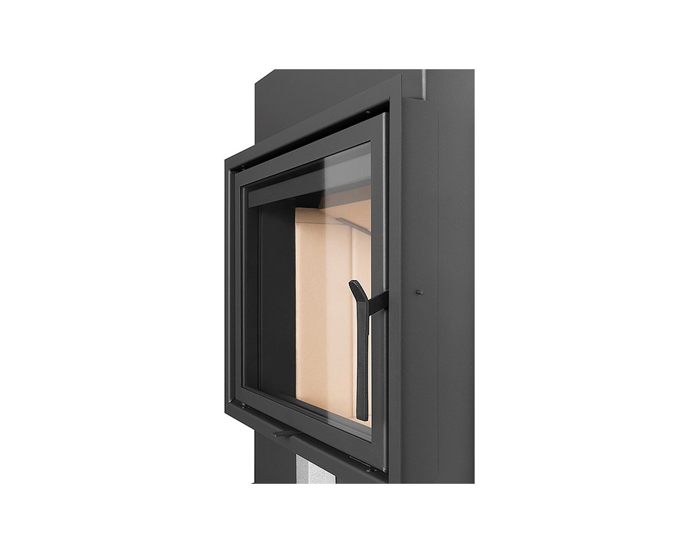 Chimenea de leña BASIC 75.50 int.refractario crema(Frontal) B3Y01 4