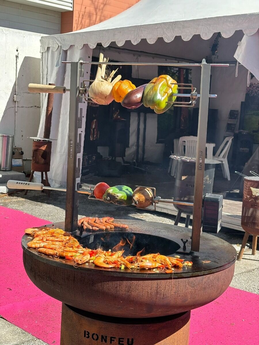 Set asador Bonfeu 8