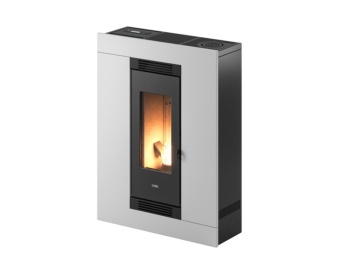 Estufa de pellet LUCE PLUS 9kW Up/Twin