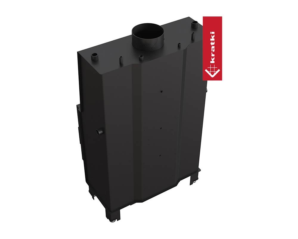 Chimenea de leña calefactora LUCY 16kW (Doble cristal) 1