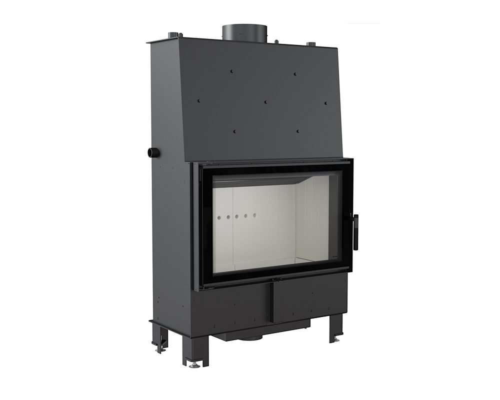 Chimenea de leña calefactora LUCY 16kW