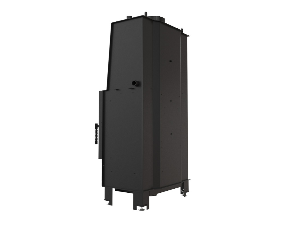 Chimenea de leña calefactora LUCY 12kW (Doble cristal) 1