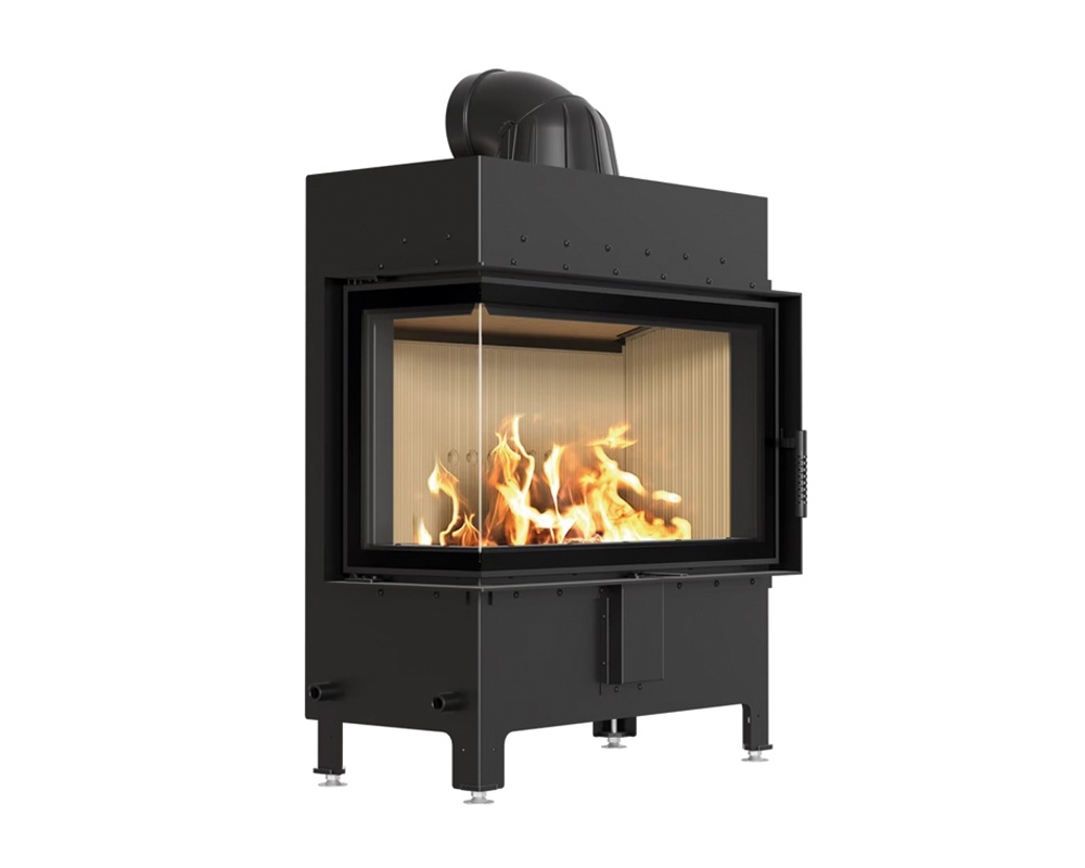 Chimenea de laña LUCY 14kW SLIM (esquinero)