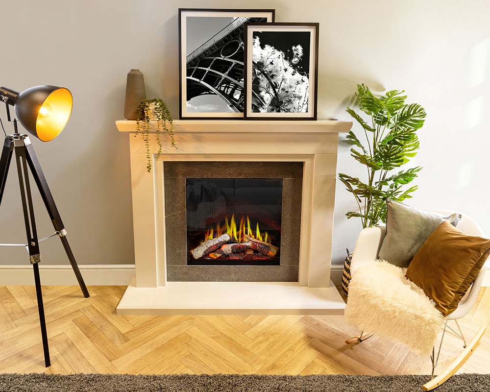 Chimenea eléctrica LUMINOSA 62 ULTRA FLAME