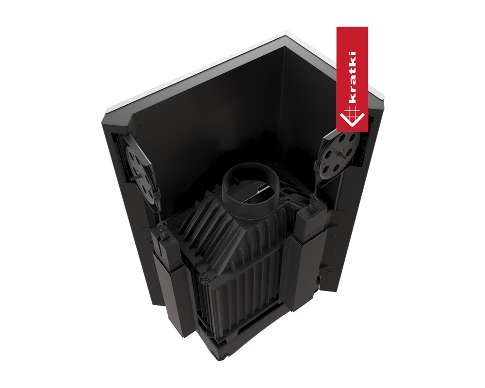 Chimenea de leña MAJA 8kW (Puerta guillotina) 1