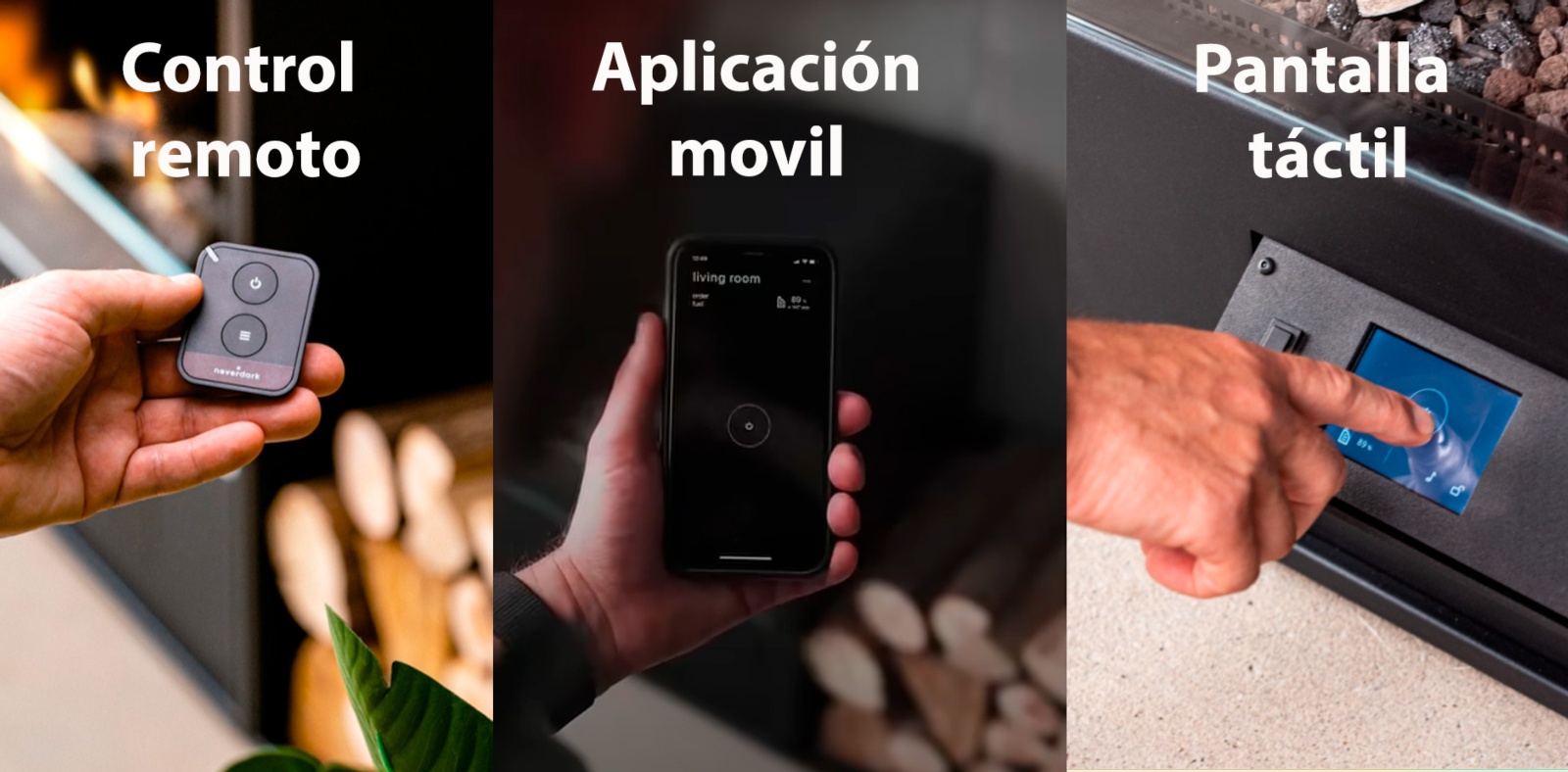 Chimenea de bioetanol electrónica CHALET II 950 IN 5