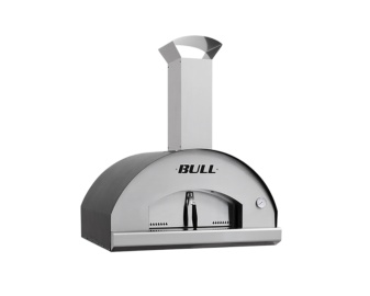 Horno de leña PIZZA BULL 80X60 sin carrito y top antracita