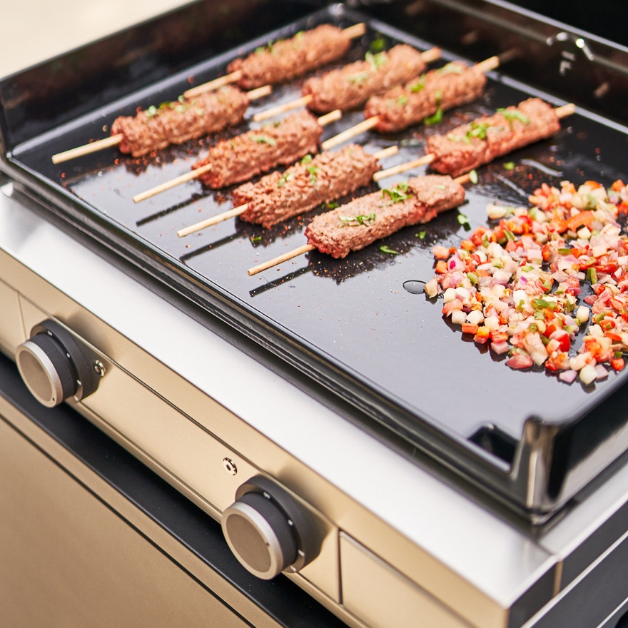 Plancha de gas eléctrica MODERN E 60 INOX 4