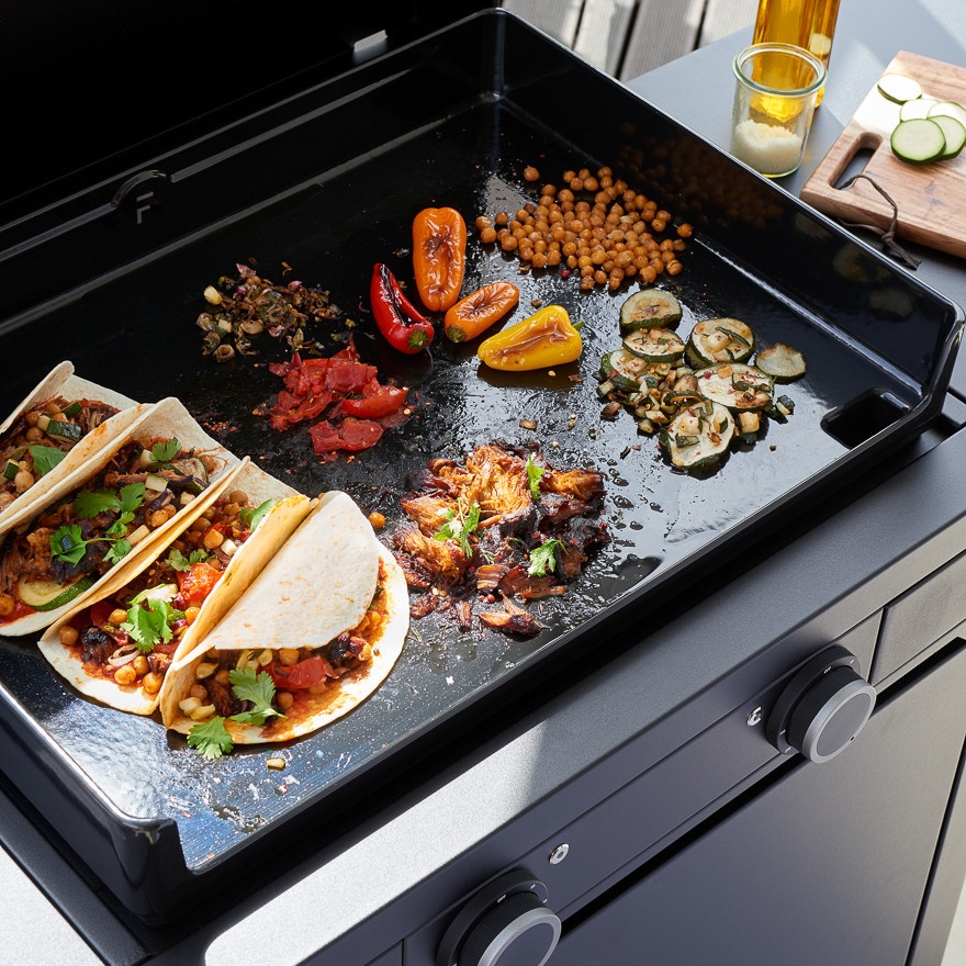 Plancha eléctrica MODERN 60 ACERO NEGRO 13