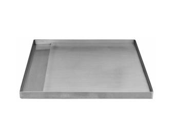 Plancha inox sobre bbq (reemplaza 2 rejillas)