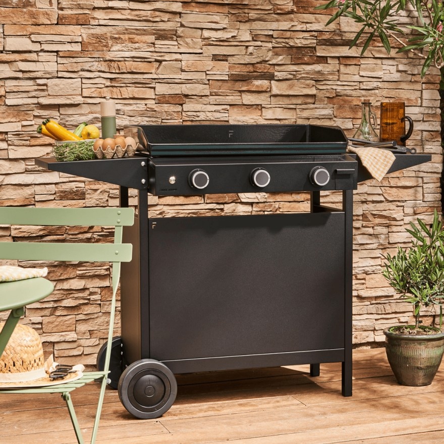 Plancha de gas ORIGIN G 75 negro v2025 2