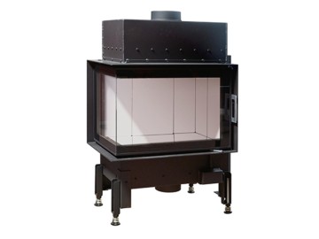 Hogar de leña 63x40x42K Abatible - Esquinero