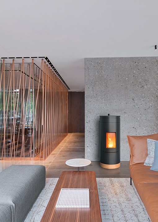 Estufa de pellet WALL air 8kW UP M1