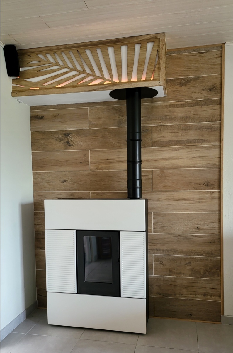 Estufa de pellet RAY COMFORT AIR 8 UP M2 2