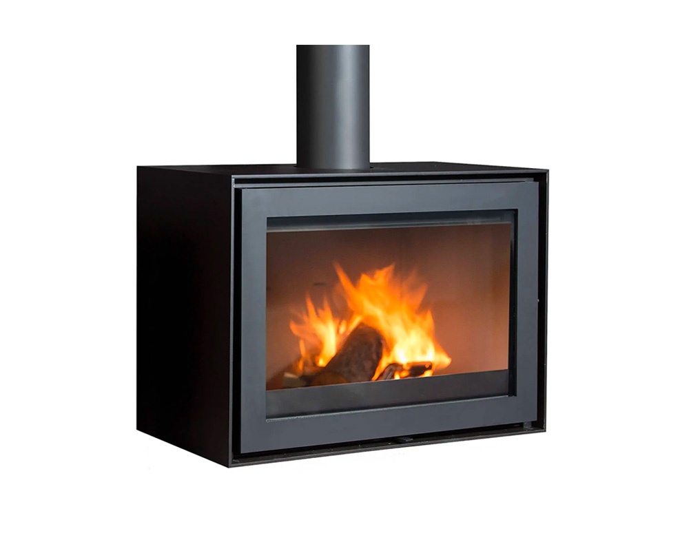 Estufa de leña S75 Black Edition (con revestimiento)