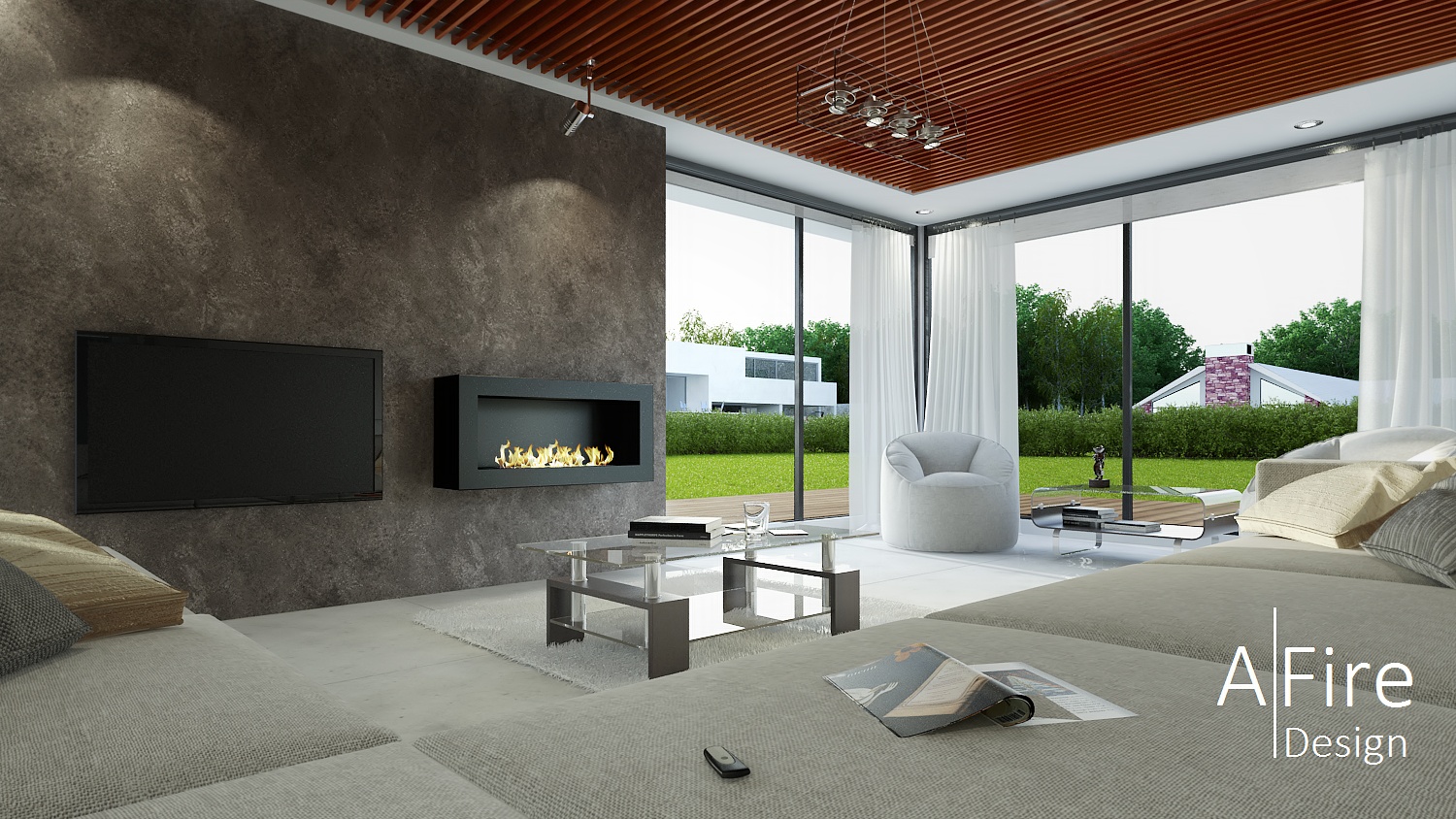 Chimenea de bioetanol electrónica SASA M