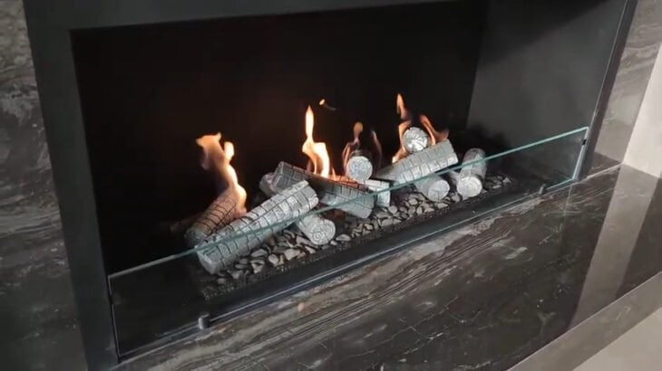 Chimenea electrónica de bioetanol CHALET II 700 EX