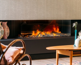 Chimenea eléctrica SENSACION 1300/400 (3 caras)