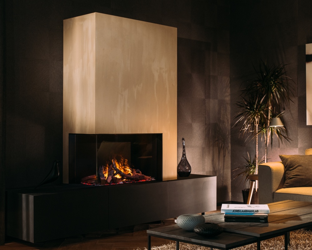 Chimenea eléctrica SENSACION 800/500 (esquinera)