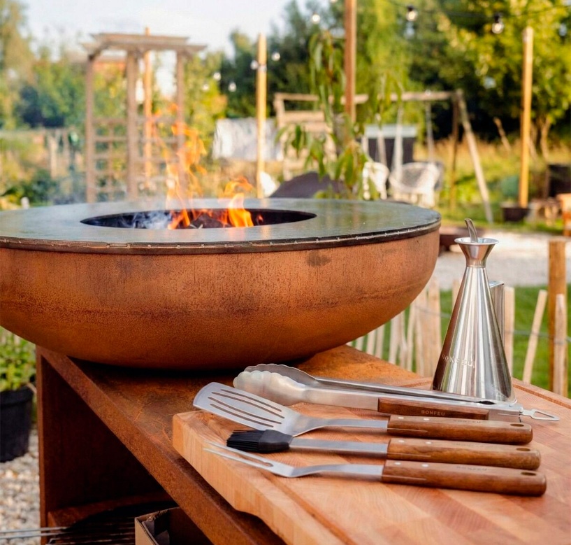 Set de 4 utensilios BonTool para barbacoa