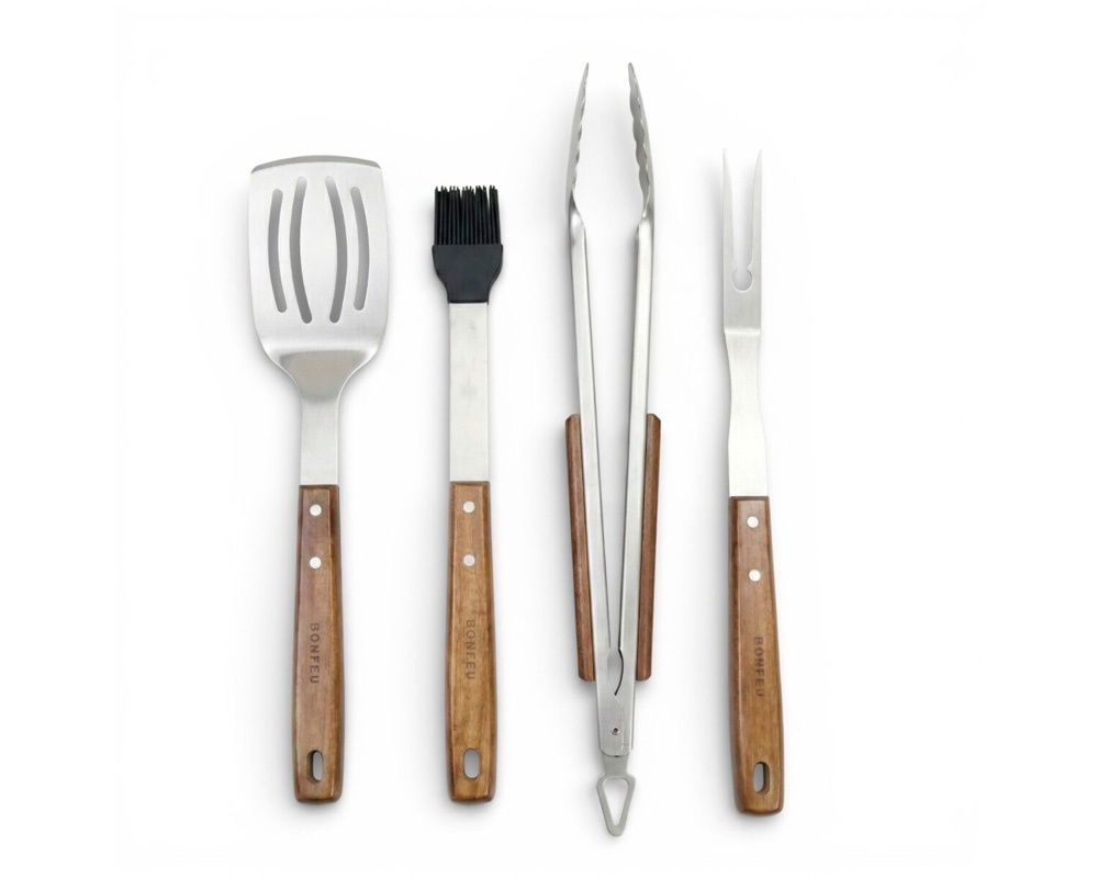 Set de 4 utensilios BonTool para barbacoa