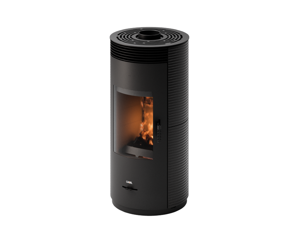 Estufa de leña SPIN 9kW PLUS canalizable