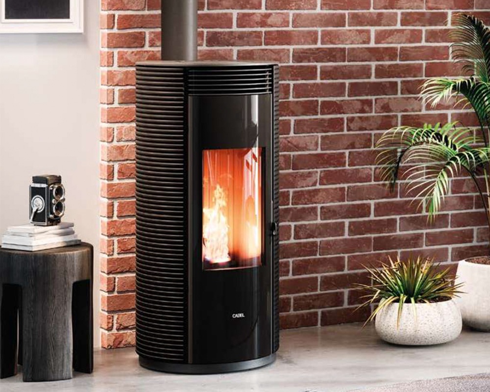 Estufa de pellet SPIN PLUS 9 Up-Twin 1