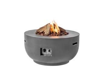 Mesa de exterior con quemador de gas Cocoon Bowl 91x91x46