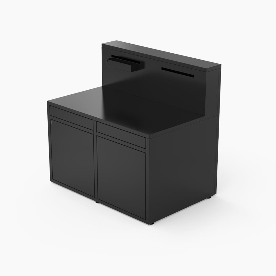 Módulo de cocina exterior de 120cm para planchas color negro 1