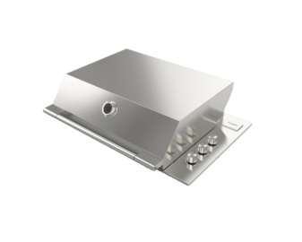 Tapa alta de barbacoa Fulgor 80 inox