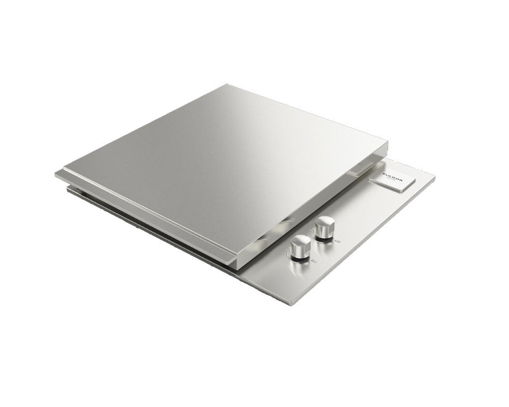 Tapa baja de barbacoa Fulgor 60 inox