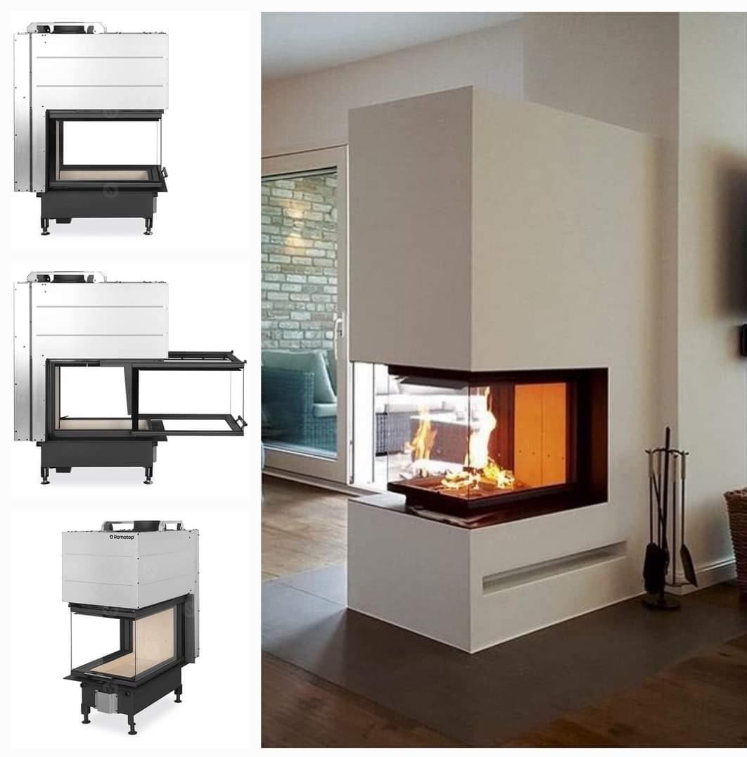 Chimenea de leña HEAT RD3G 69/47 (room divider) 4