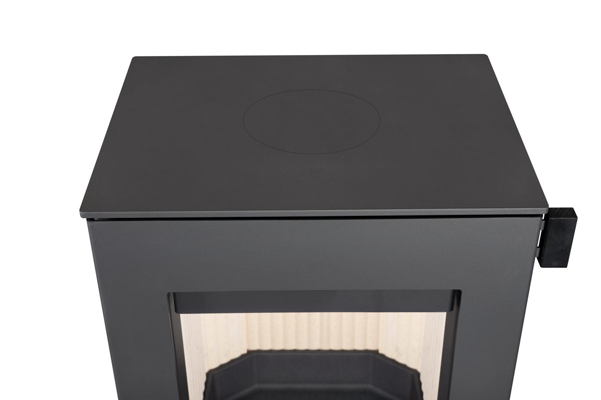 Estufa de leña TEON L03 metálica 4