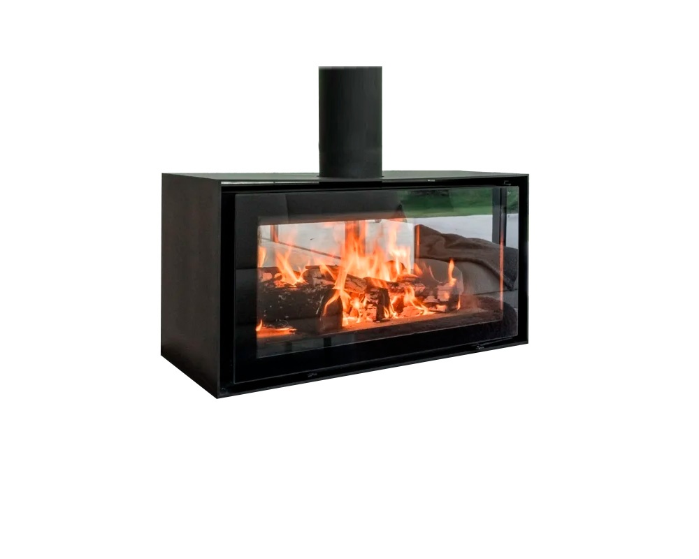 Chimenea de leña VENUS IN THE BOX 850 doble cara