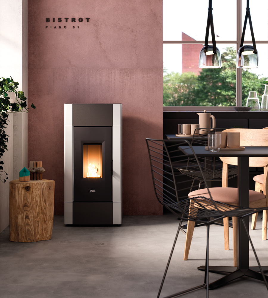 Estufa de pellet CRISTAL 8kW 2