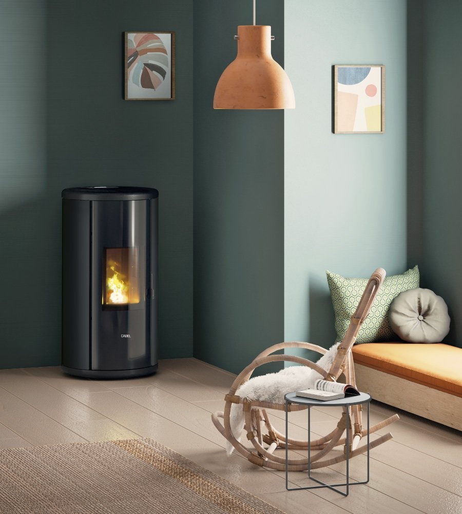 Estufa de pellet SOUND 7 PS antracita